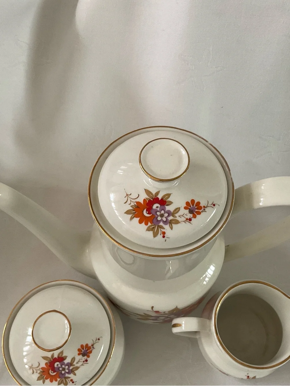 RARE VINTAGE MCM Tognana Porcelain Italian Tea Service